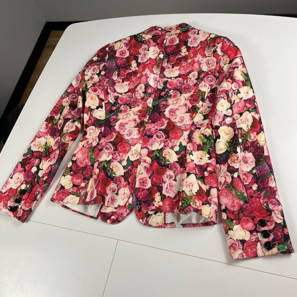 kate spade Floral Blazer in Red and Pink - Picture 4 of 10